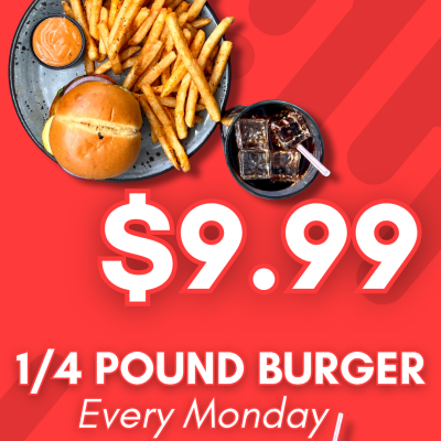 Monday Burger Special October 1
