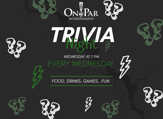 Yellow White and Black Dynamic Trivia Night Flyer (1)